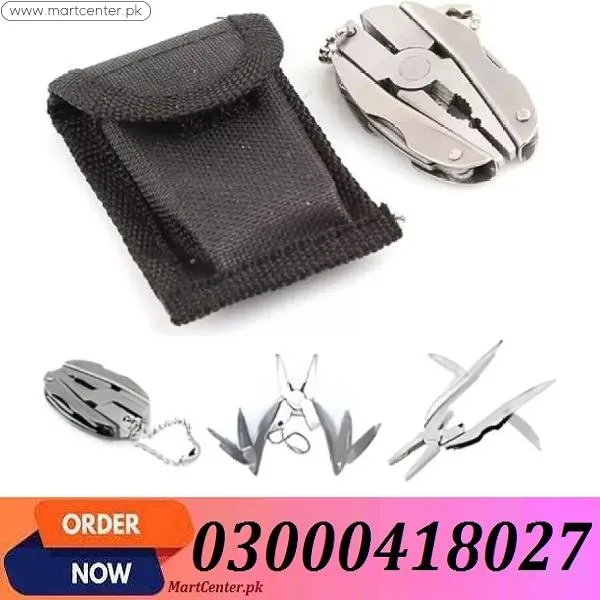 Stainless Steel Portable Multitool Plier Knife in Pakistan